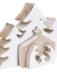 Timber Nativity Scene