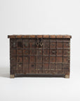 Antique Detailed Indian Pitara Box/ Trunk 03
