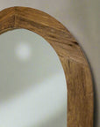 Arch Teak Mirror 100x180cm