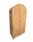 Arch Teak Wardrobe - Shelves + Hanging