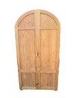 Arch Teak Wardrobe - Shelves + Hanging