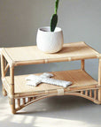 Natural Bangalow Split Cane Coffee Table | Made To Order