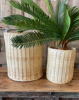 Small Woven Wicker Vase | Made To Order