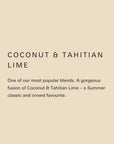 Medium Drift Trading Co. Soy Wax Candle - Coconut & Tahitian Lime
