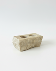 Double Natural Onyx Stone Tealight Candle Holder