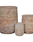 Antique Terracotta Horseshoe Pot/Rings - Assorted Sizes