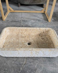 Hammered marble stone basin – Paradise Living Co.