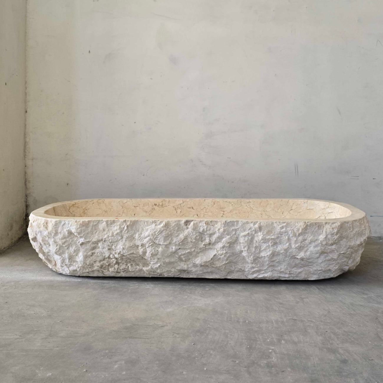 Marble stone basin – 103 x 42 x 17.5cm – Paradise Living Co.