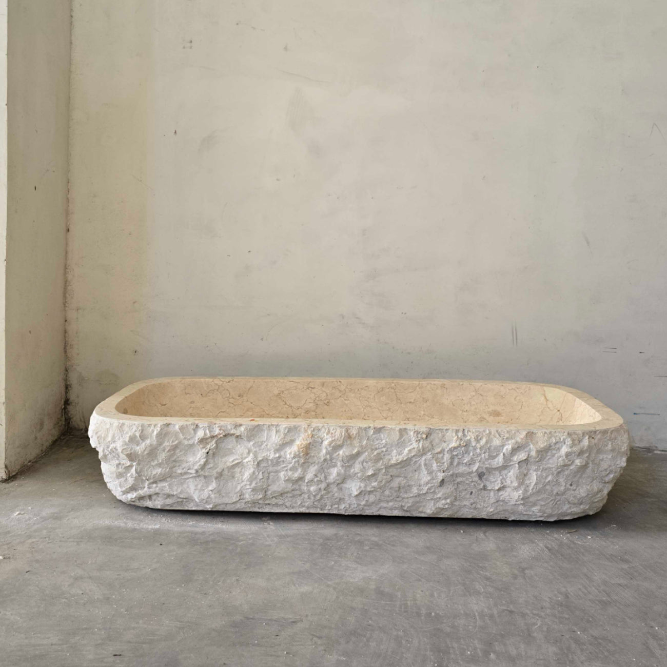 Marble stone basin – 101 x 42 x 17cm – Paradise Living Co.