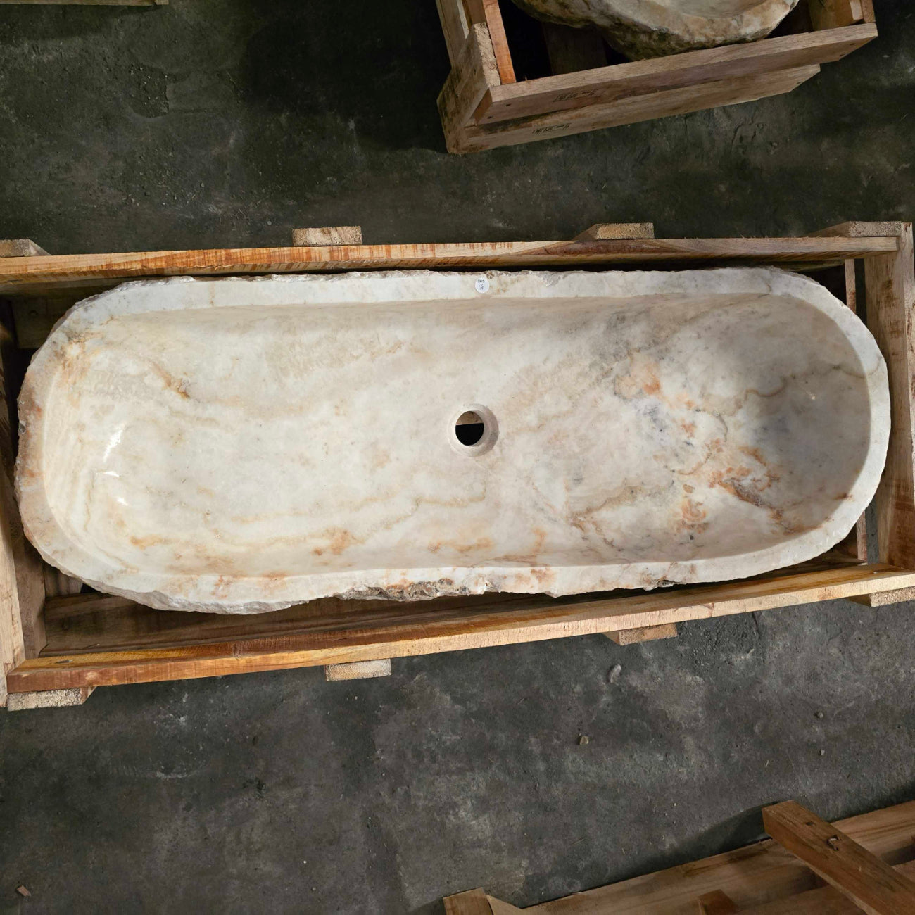 Onyx stone basin – oval – Paradise Living Co.