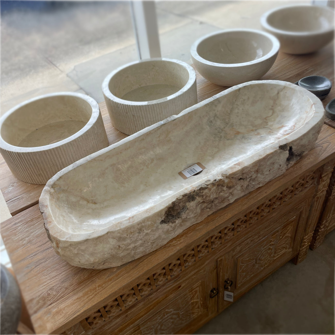 Onyx stone basin – oval – Paradise Living Co.
