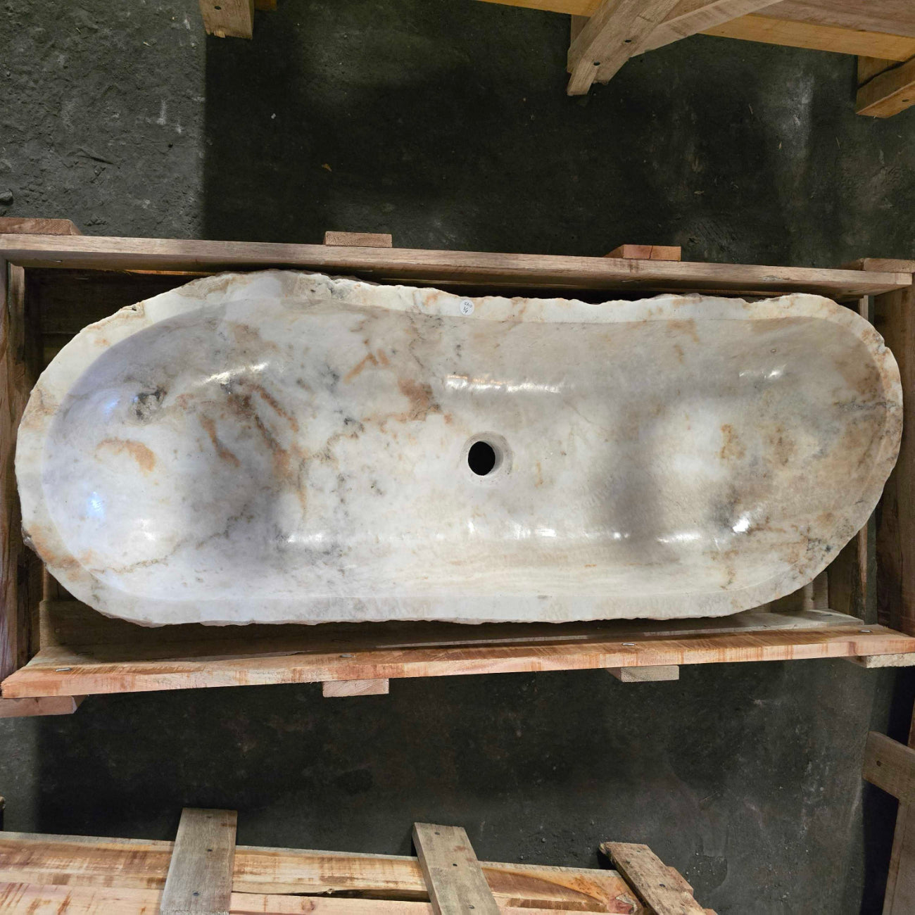 Onyx stone basin – oval – Paradise Living Co.