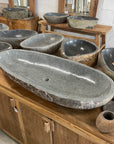 River stone basin – 106 x 48 x 15cm – Paradise Living Co.