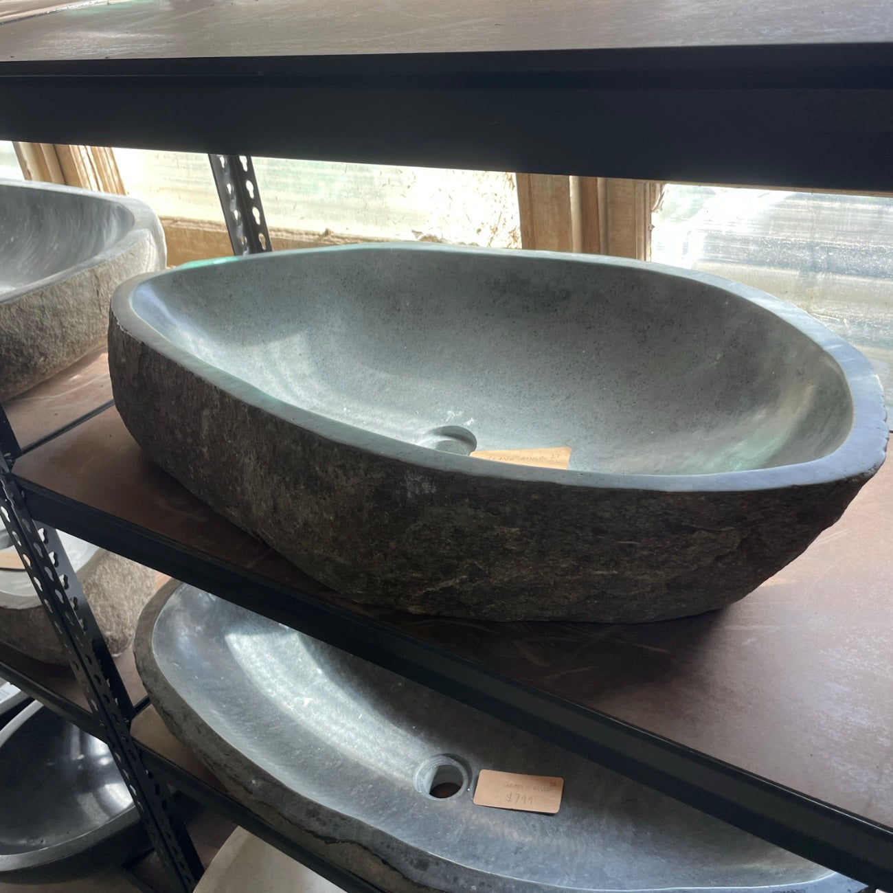 River stone basin – 75 x 38cm – Paradise Living Co.