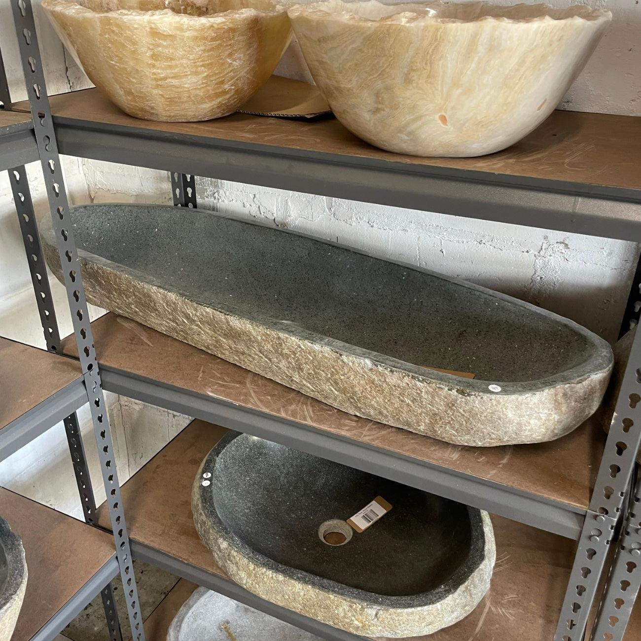 River stone basin – 104 x 33cm – Paradise Living Co.