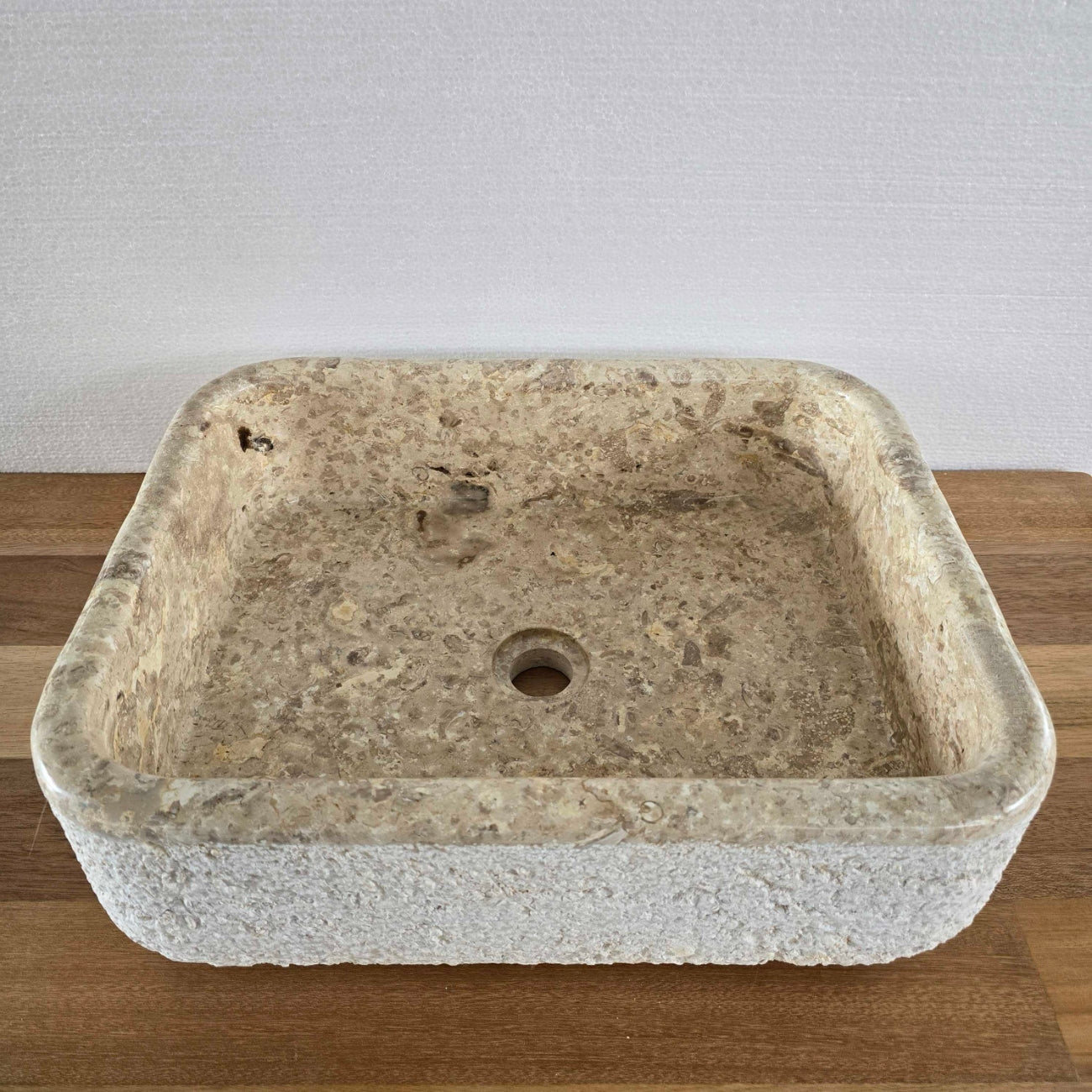 Hammered marble stone basin – Paradise Living Co.