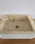 Hammered marble stone basin – Paradise Living Co.