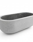 Oval Hammered Natural Stone Bath | Made To Order