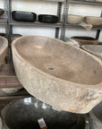 River stone basin – 96 x 52 x 15cm – Paradise Living Co.