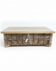 Indian Timber + Metal Dowry Chest 05