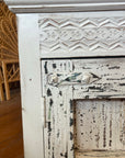 Indian White Wash Timber Vanity 03 - 60cm Length