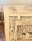 Indian White Wash Timber Vanity 04 - 60cm Length