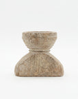 Indian Wooden Seeder Candle Holders