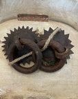 Indian Iron Door Handle - Set of 2