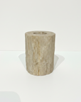 Large Fossilised Wood Tealight Candle Holder