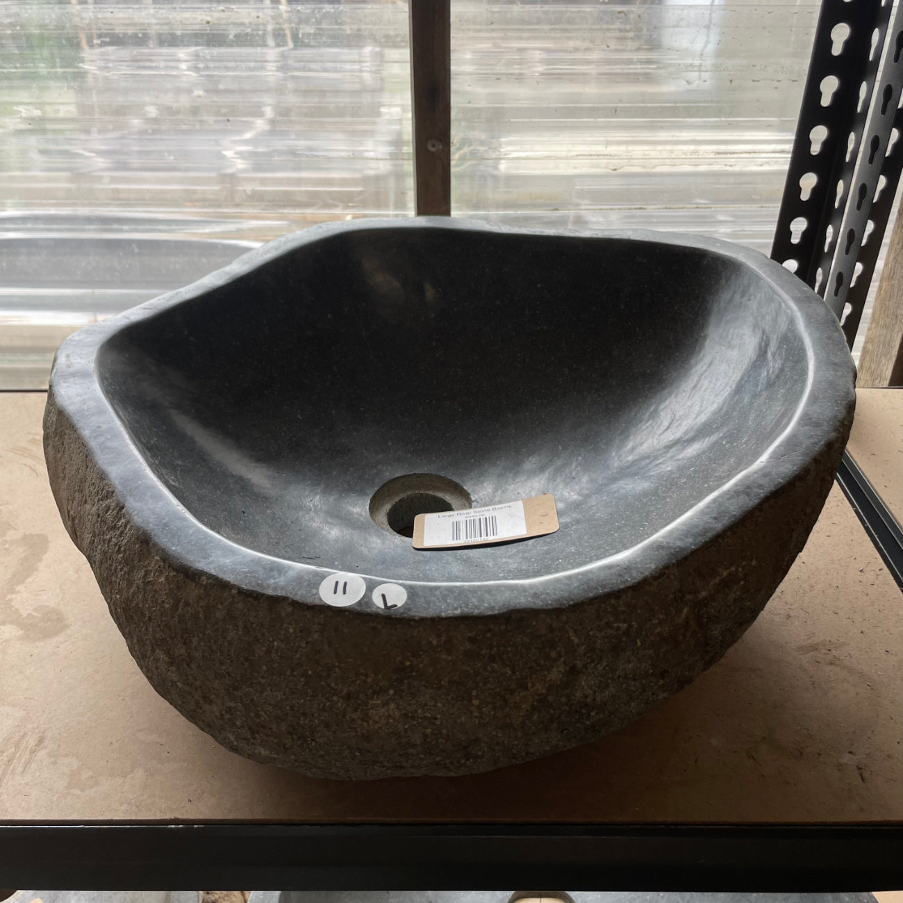 River stone basin – 47 x 42 x 15cm – Paradise Living Co.