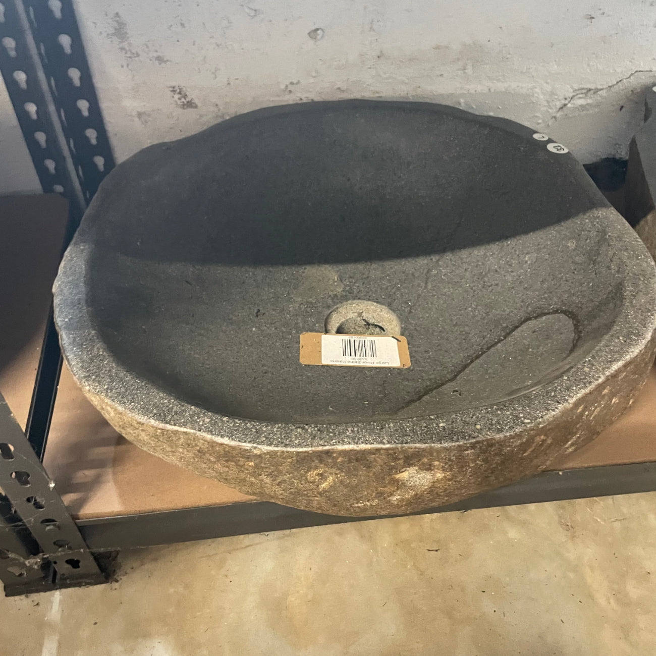 River stone basin – 43 x 43 x 14.5cm – Paradise Living Co.