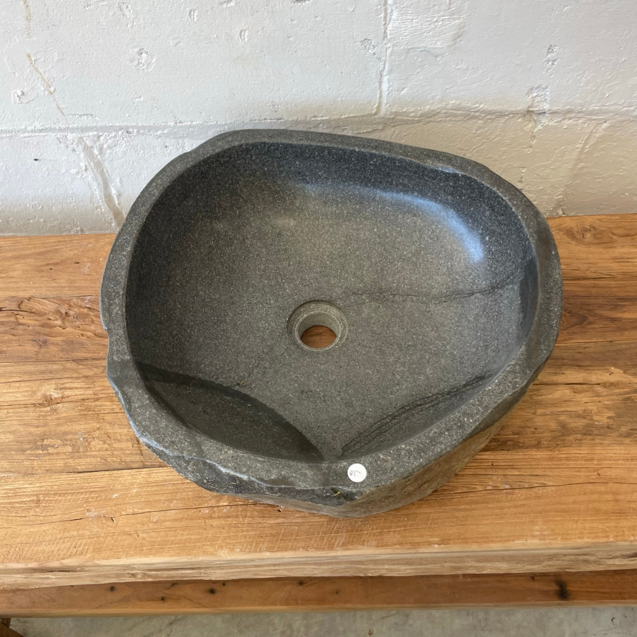 River stone basin – 42 x 38.5 x 15.5cm – Paradise Living Co.