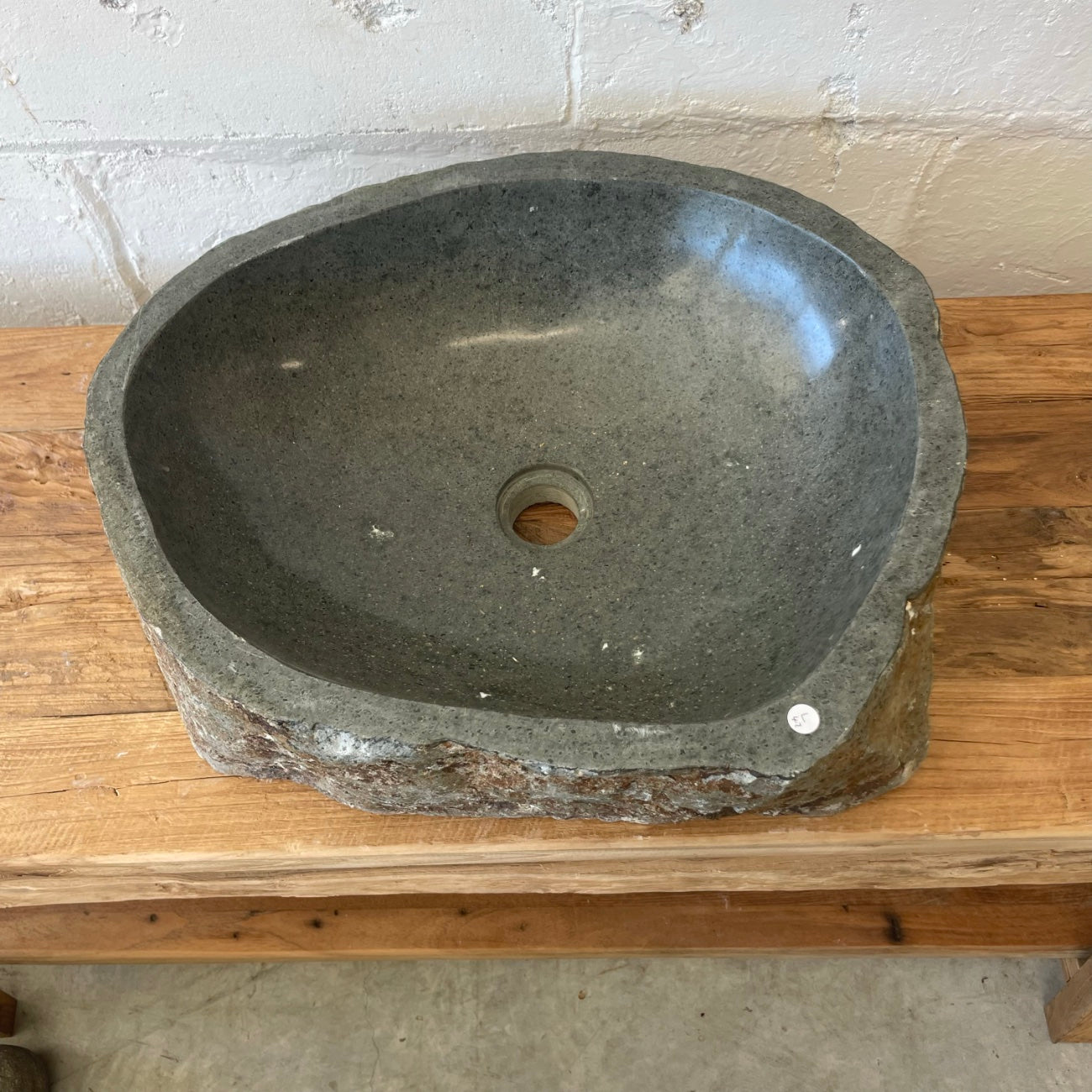 River stone basin – 49 x 40 x 15.5cm – Paradise Living Co.