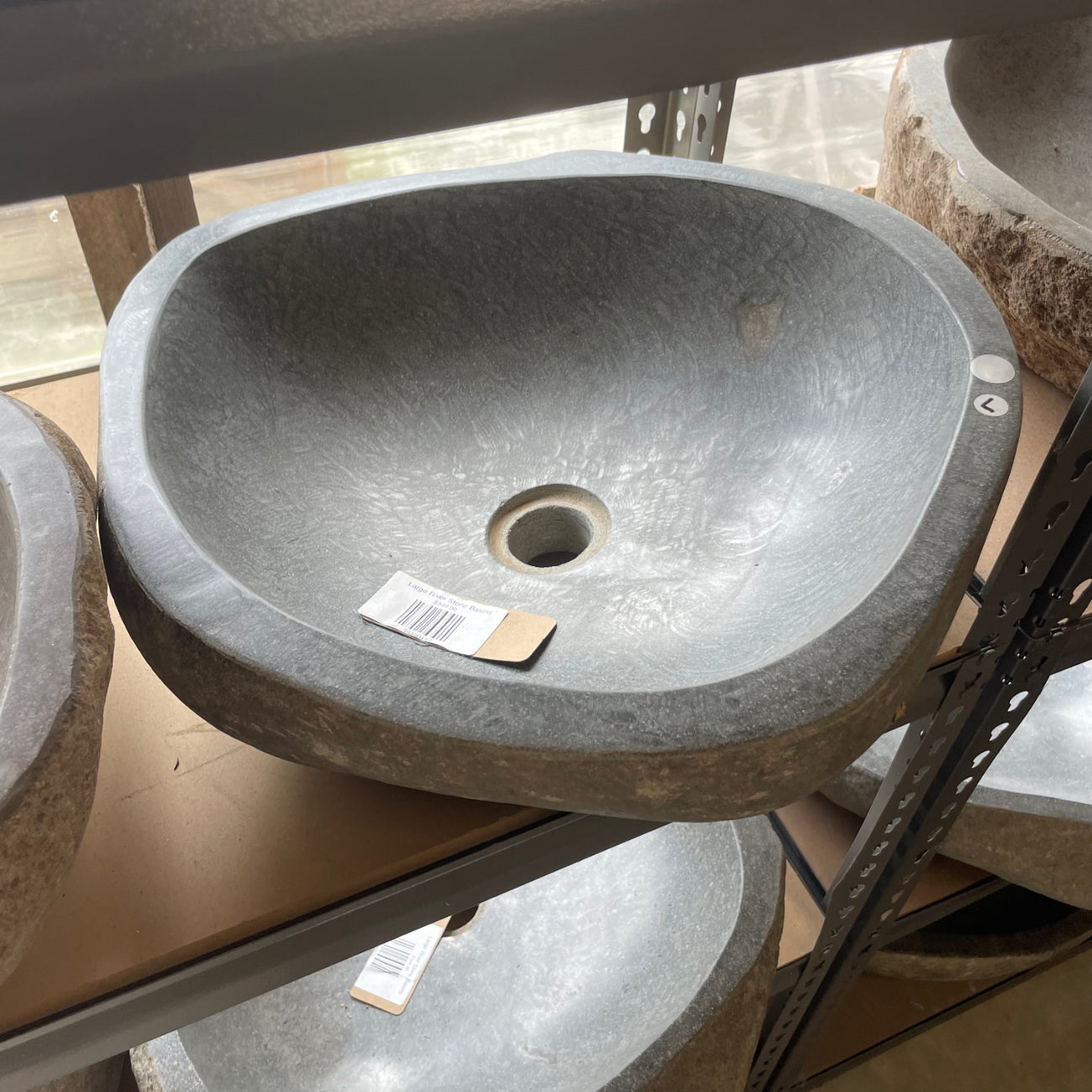 River stone basin – 46 x 41 x 14cm – Paradise Living Co.
