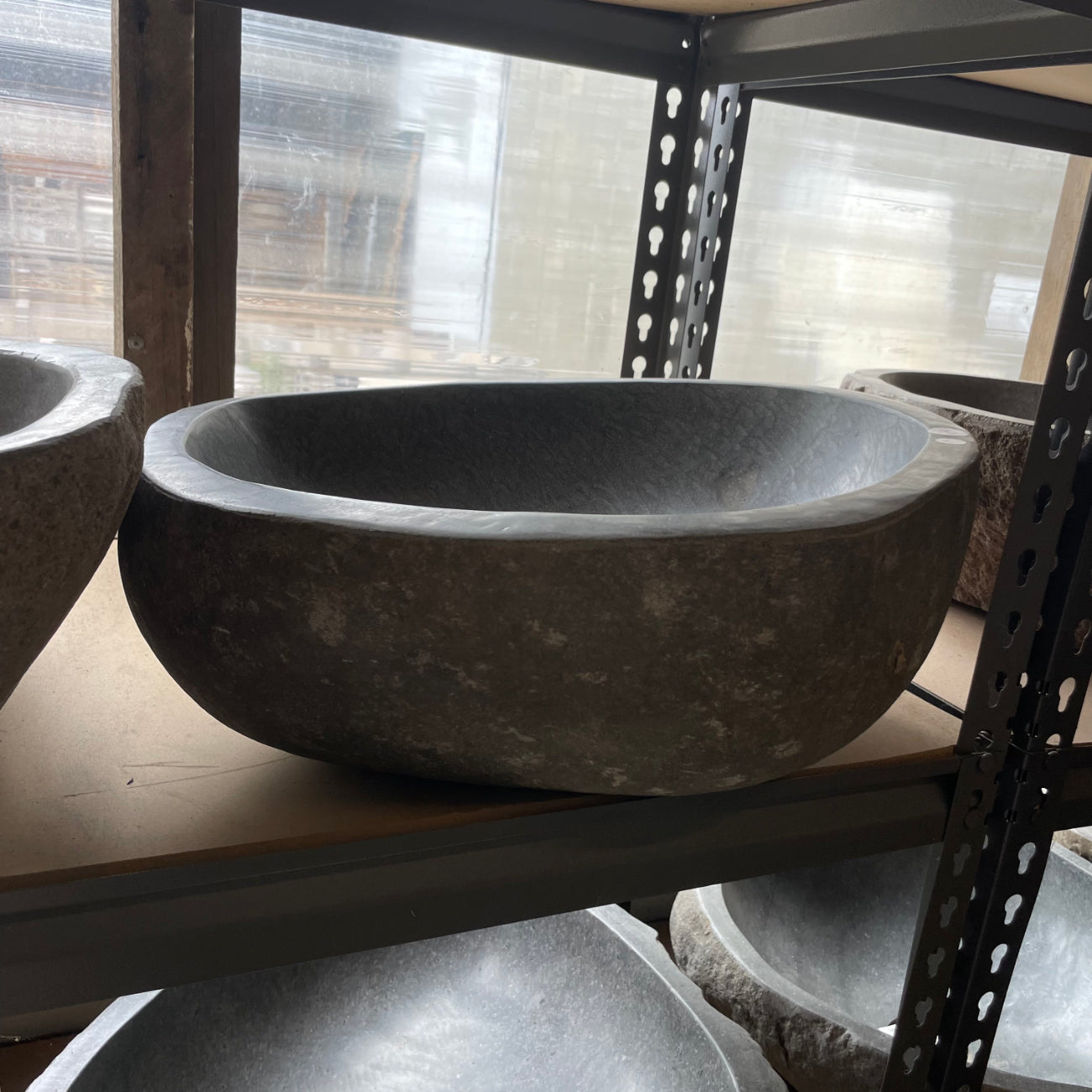 River stone basin – 46 x 41 x 14cm – Paradise Living Co.