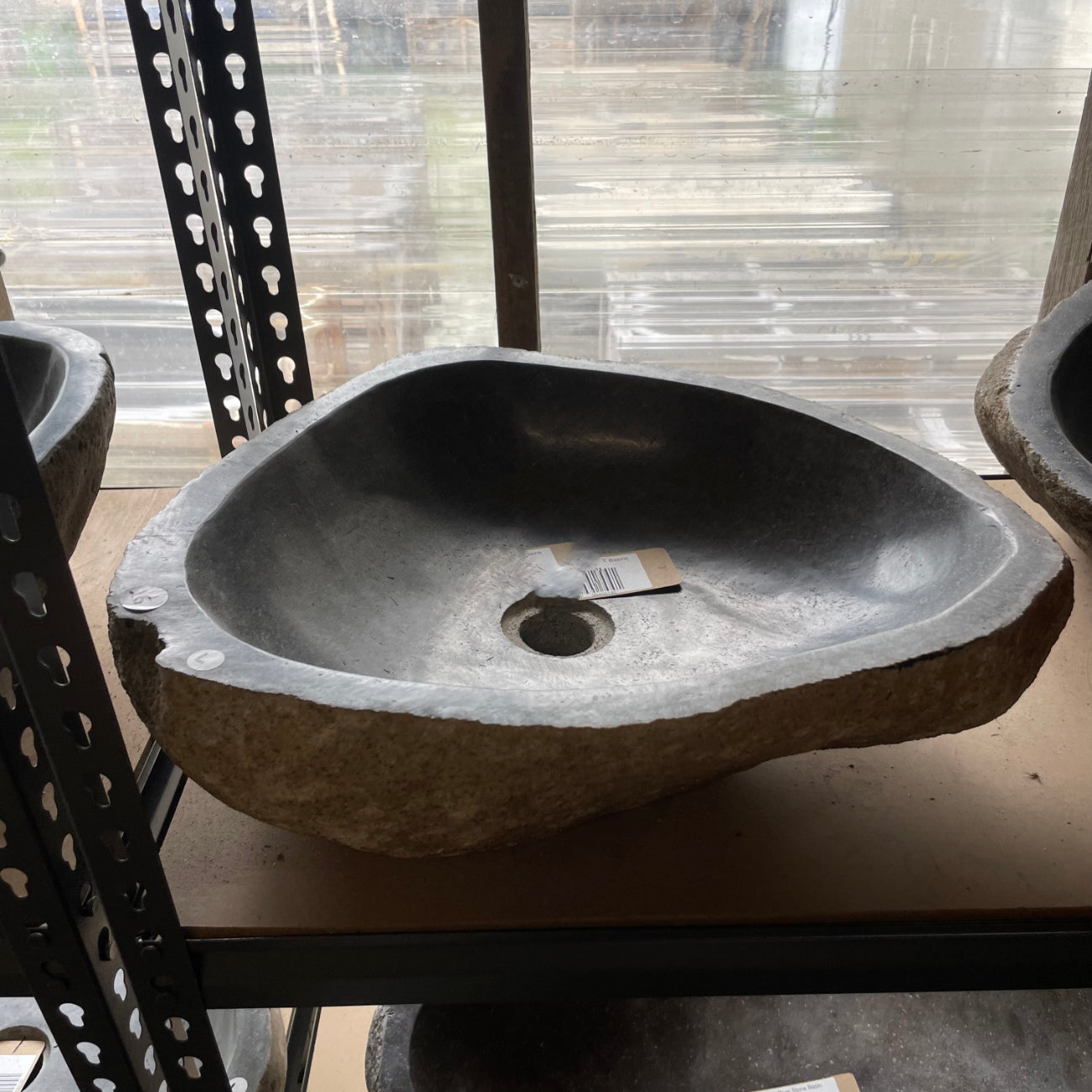 River stone basin – 47 x 43 x 15cm – Paradise Living Co.