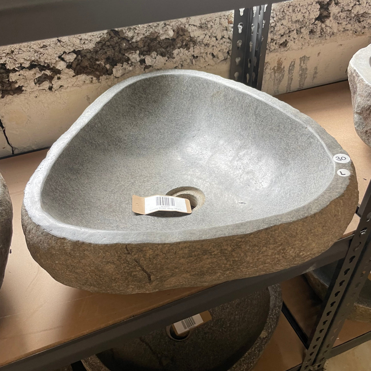 River stone basin – 44 x 41 x 14cm – Paradise Living Co.