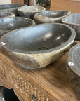 River stone basin – 47.5 x 32.5 x 15cm – Paradise Living Co.