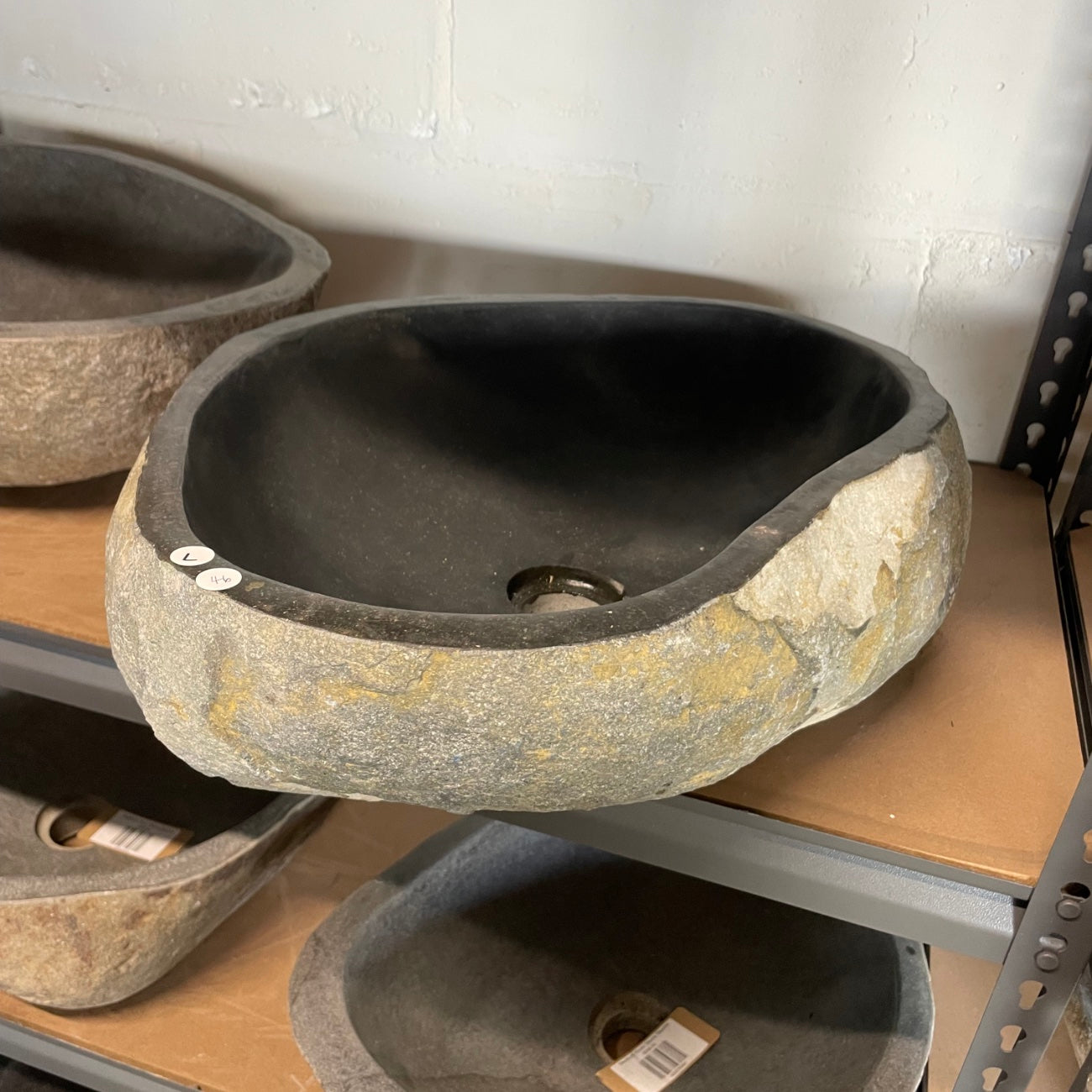 River stone basin – 49 x 37 x 15cm – Paradise Living Co.
