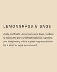 XL Drift Trading Co. Soy Wax Candle - Lemongrass & Sage
