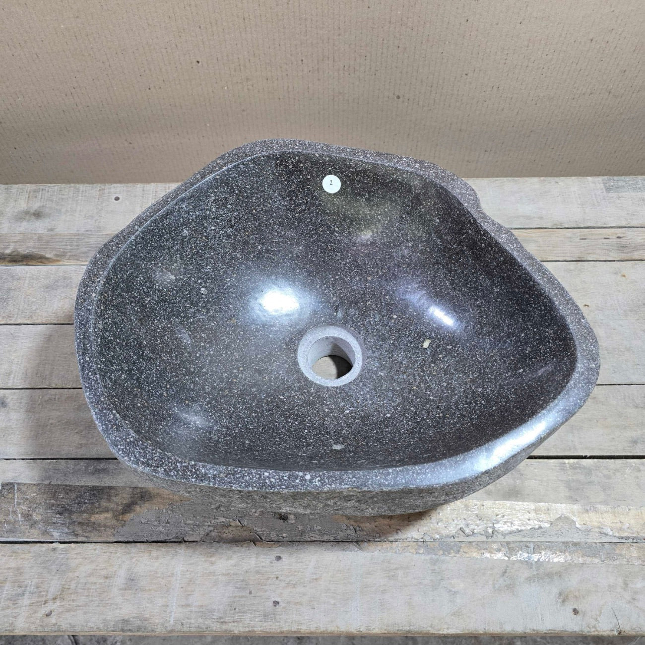 River stone basin – 39 x 41 x 15cm – Paradise Living Co.