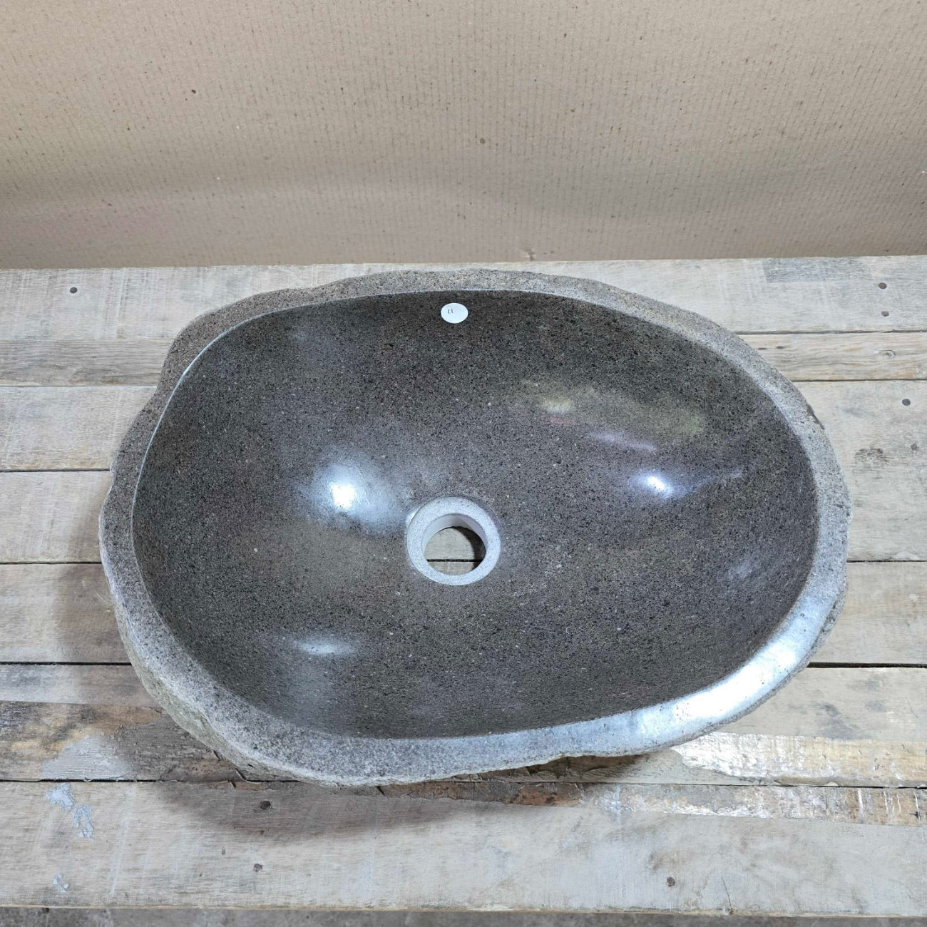 River stone basin – 40 x 30cm – Paradise Living Co.