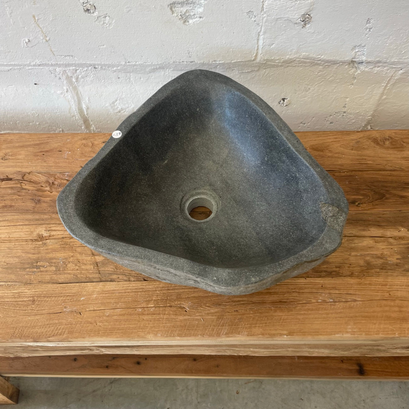 River stone basin – 39.5 x 37 x 15.5cm – Paradise Living Co.