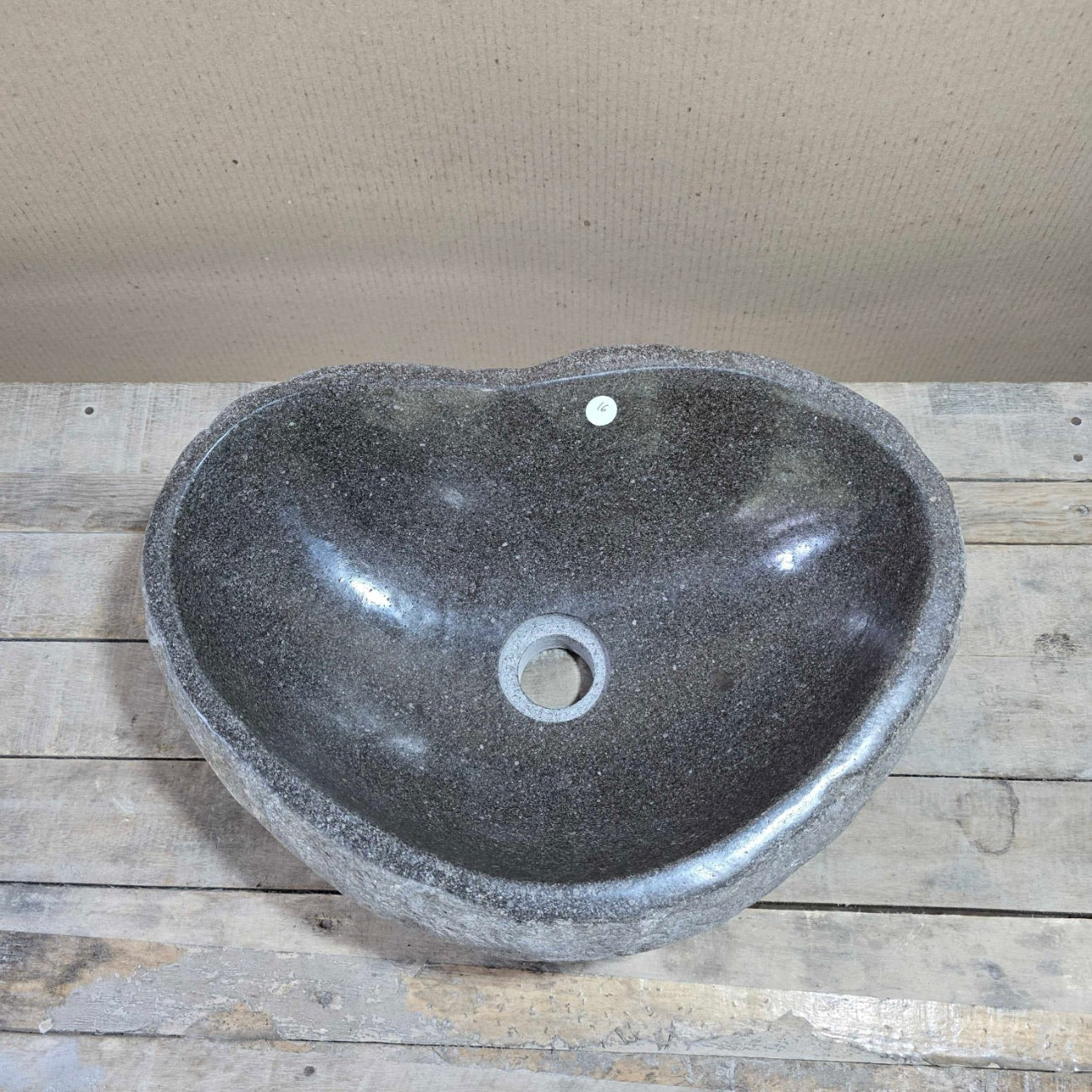 River stone basin – 40 x 39cm – Paradise Living Co.