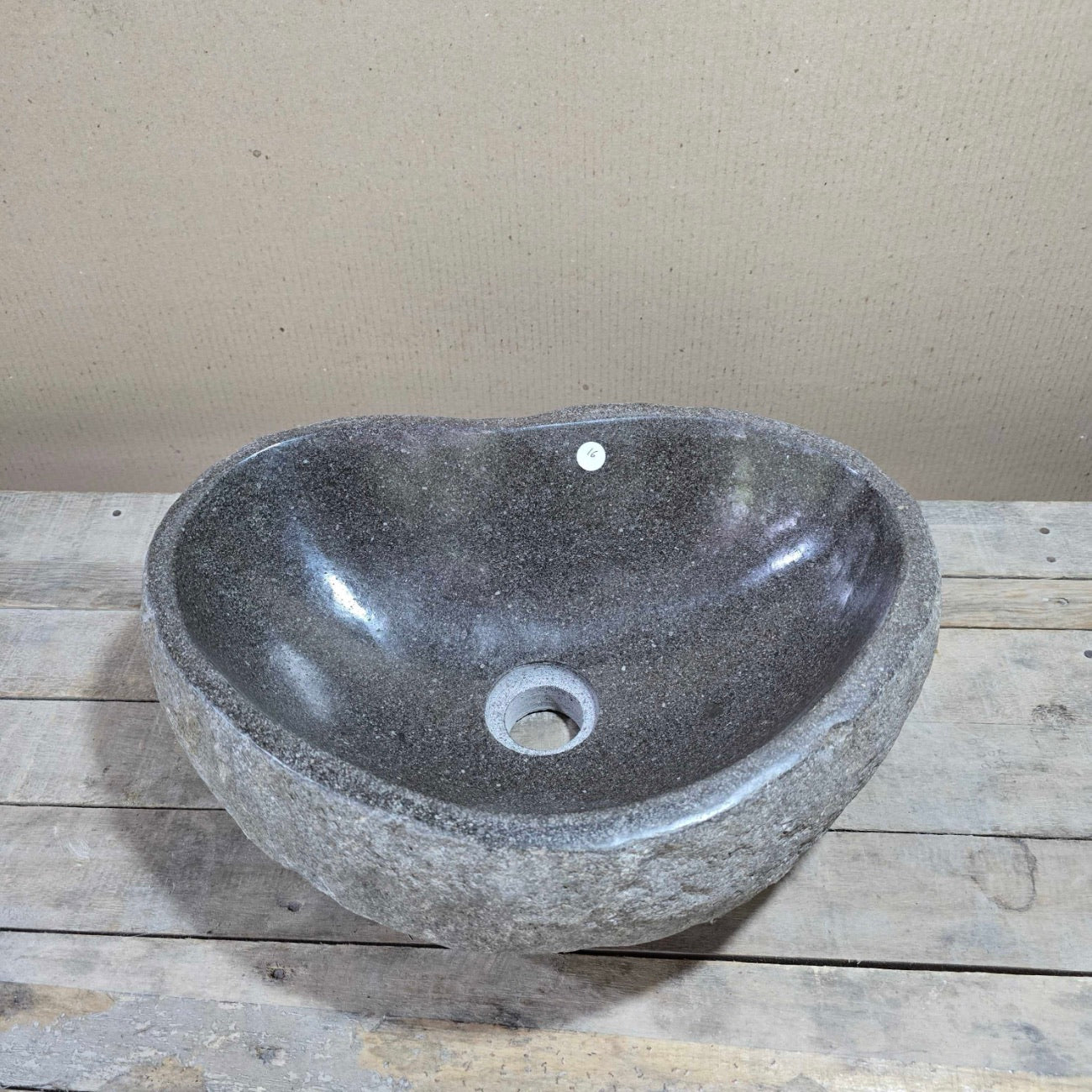 River stone basin – 40 x 39cm – Paradise Living Co.