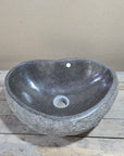River stone basin – 40 x 39cm – Paradise Living Co.