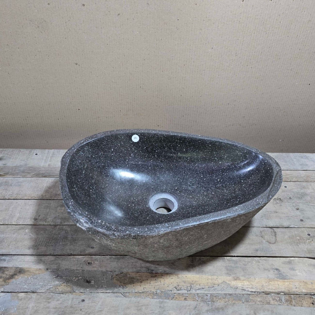 River stone basin – 44 x 30cm – Paradise Living Co.