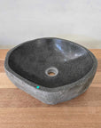 River stone basin – 40 x 35cm – Paradise Living Co.