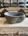 River stone basin – 41 x 35.5 x 15cm – Paradise Living Co.