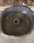 River stone basin – 38.5 x 30 x 14cm – Paradise Living Co.